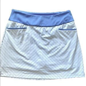 Adidas Climacool Skort - S blue /white print   Polyester spandex